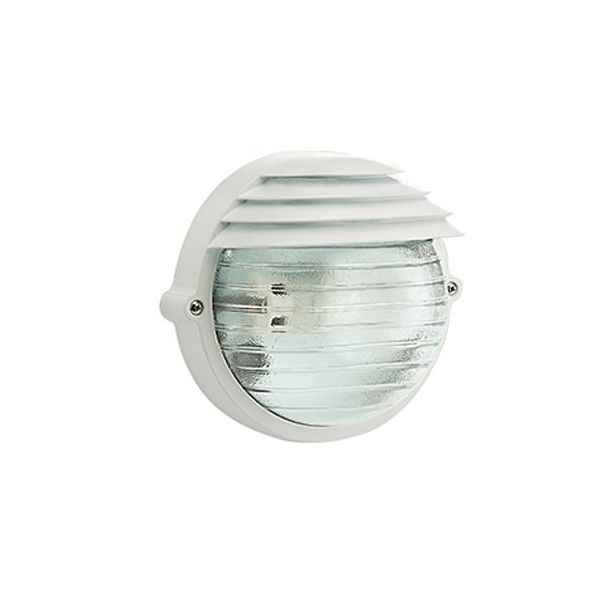 Applique Grande Tonda E27 Sovil Palpebra Tonda Bianco - 790/02