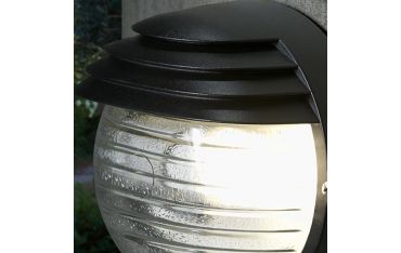 Applique Grande Tonda E27 Sovil Palpebra Tonda Nero - 790/06
