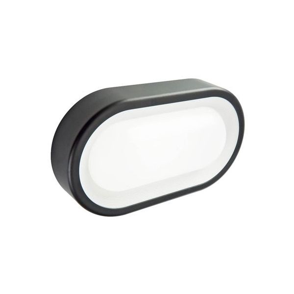 Plafoniera Picc. Ovale 9w Led 4000k Sovil Orion Grafite - 99103/16