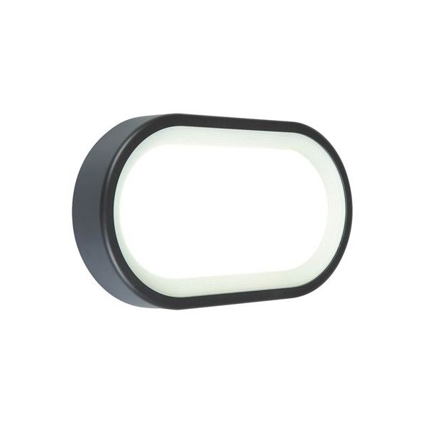 Plafoniera Grande Ovale 18w Led 4000k Sovil Orion Grafite - 99104/16