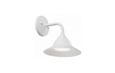 Applique In Basso 20w Led 3000k Sovil Petunia Bianco - 98420/02