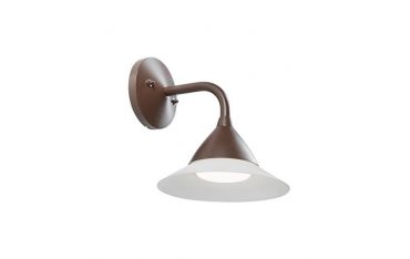 Applique In Basso 20w Led 3000k Sovil Petunia Corten - 98420/36