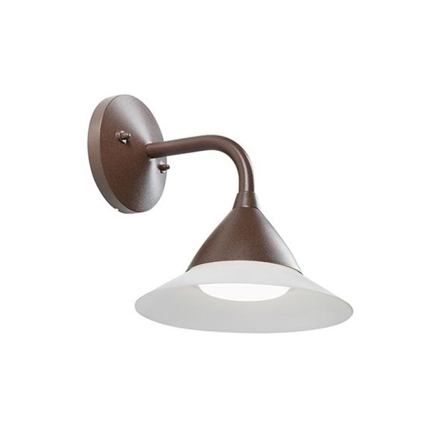 Applique In Basso 20w Led 4000k Sovil Petunia Corten - 99420/36