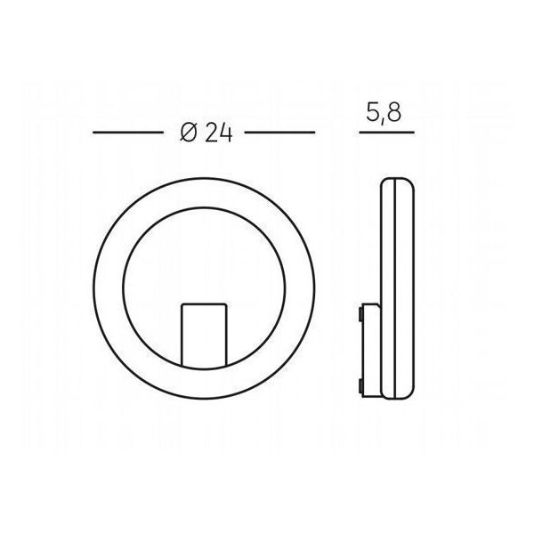 Applique Tonda 20w Led 3000k Sovil Omega Grafite - 98777/16