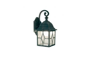 Applique In Basso Media E27 Sovil Rice Neroargento - 774/12