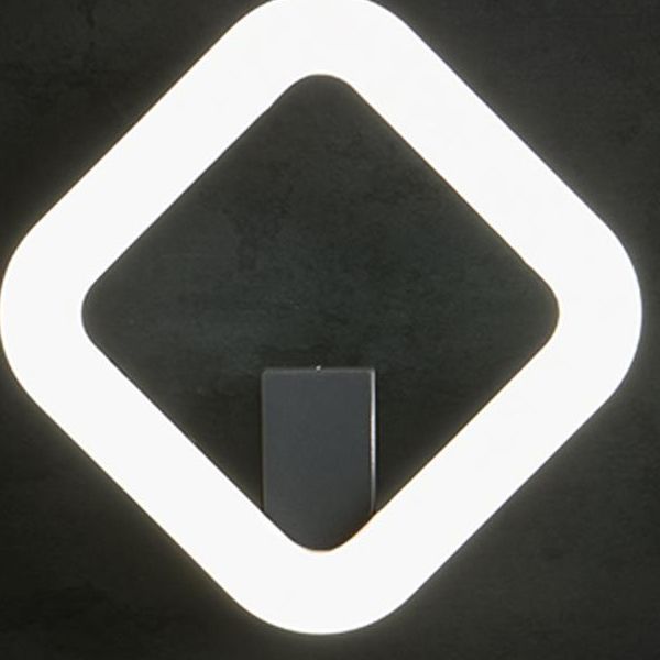 Applique Quadra 20w Led 3000k Sovil Quasar Grafite - 98778/16