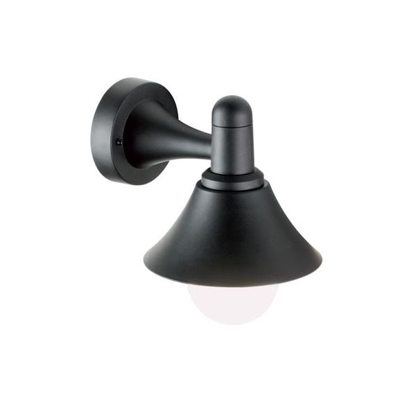 Applique In Basso Mini E27 Resina Sovil Soda Nero - 450/06