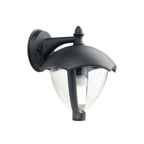 Applique In Basso Media E27 Sovil Sofy Nero - 513/06