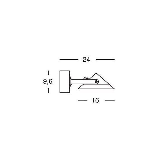 Applique 10w Led 4000k Sovil Soft Grafite - 99105/16