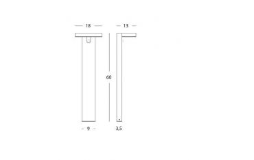 Paletto Solare Led 4000k Sovil Solare Grafite - 99170/16
