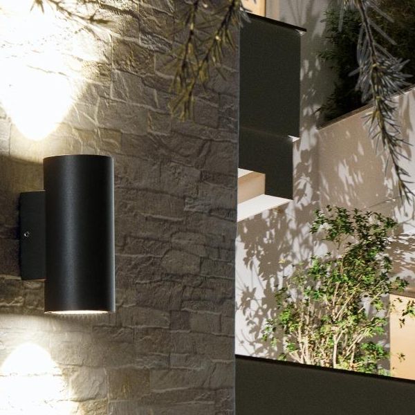 Applique Doppia 3w+3w Led 4000k Sovil Sino Grafite - 99195/16