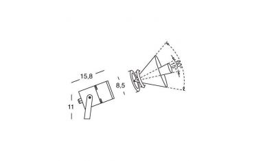 Faretto Cilindro 9w Led 4000k Sovil Step Caffe' - 99106/27