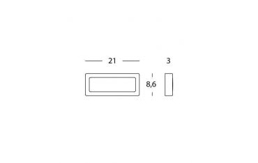 Applique Segna-passo 5w Led 4000k Sovil Trend Alluminio - 99121/72