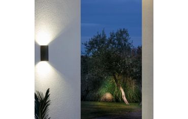 Applique Bi-emissione 6w+6w Led 3000k Sovil Trump Bianco - 98135/02