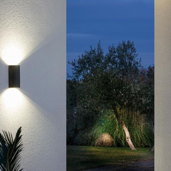 Applique Bi-emissione 6w+6w Led 4000k Sovil Trump Bianco - 99135/02