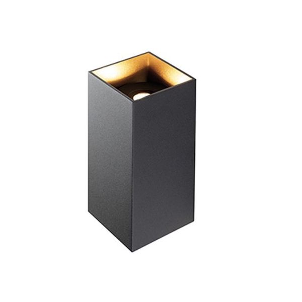 Applique Bi-emissione 6w+6w Led 3000k Sovil Tower Nerooro - 98148/42