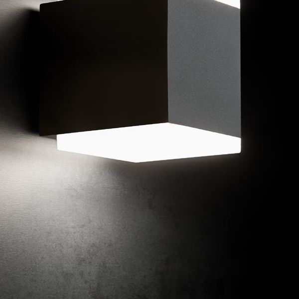 Applique Doppia 7w+7w Led 3000k Sovil Tango Grafite - 98174/16
