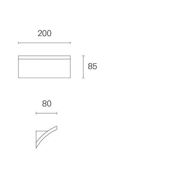 Applique Singola 6w Led 3000k Sovil Tesla Bianco - 98219/02