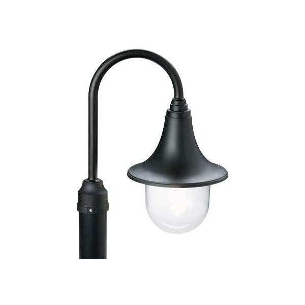 Testa-palo D.60 E27 In Resina Sovil Zoe Nero - 449/06