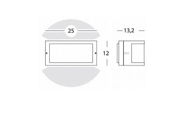 Applique Aperta E27 Sovil Umbe Aperta Alluminio - 473/72
