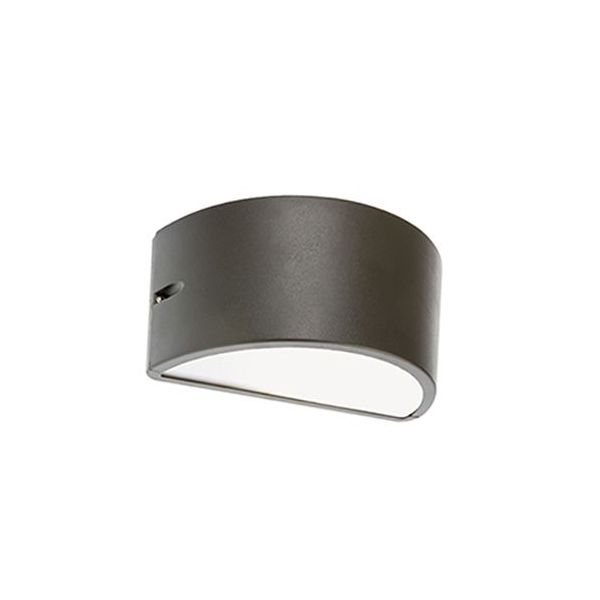 Applique Chiusa E27 Sovil Umbe Chiusa Grafite - 474/16