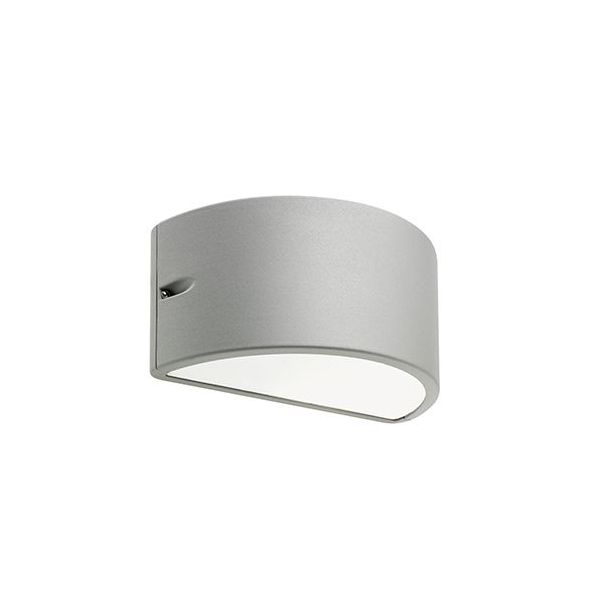 Applique Chiusa E27 Sovil Umbe Chiusa Alluminio - 474/72