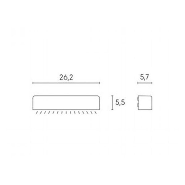 Applique 9w Led 3000k Sovil Unit Bianco - 98178/02