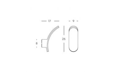 Applique 15w Led 4000k Sovil Virgola Grafite - 99198/16