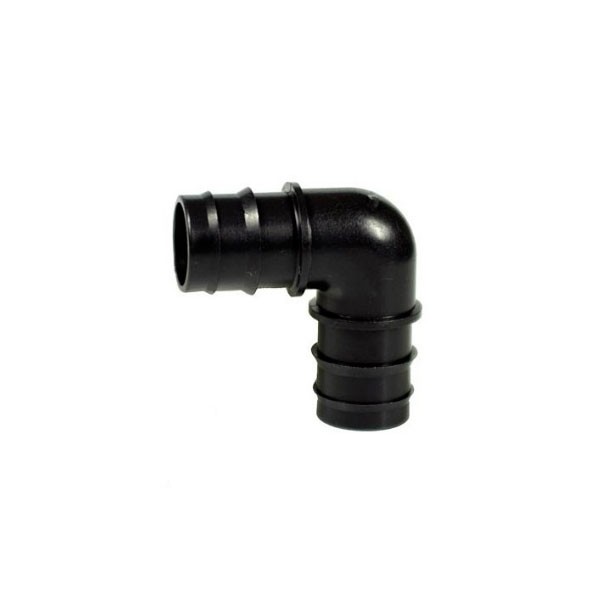 Raccordo a gomito ad innesto diam 16mm