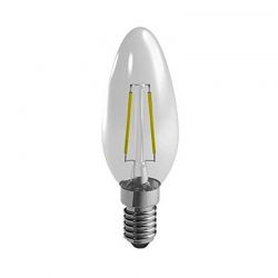Lampadina a Filamento Led Oliva Chiara E14 - 4w 2700k Duracell Lighting