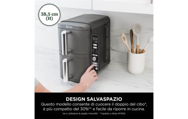 Friggitrice Ad Aria Ninja 9,5 Lt Sl400eu - Ninja - NNJ.SL400EU