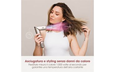 Styler E Asciugacapelli Shark Flexstyle - Champagne Hd424sleu - Shark - SHR.HD424SLEU