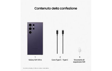 Galaxy S24 Ultra 12 256gb Violet Samsung Cellulari - SM-S928BZVGEUE