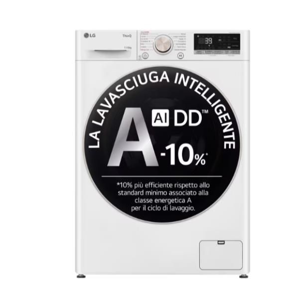 Lavasc Serie R7 11/6 Kg A-10 Lg Elettrodomestici - D4R7011TSWG
