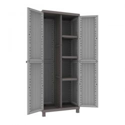 Armadio da Esterno in Resina Terry CWood 2 Ante 68x39x170h P/S 3680