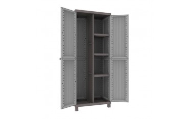 Armadio da Esterno in Resina Terry CWood 2 Ante 68x39x170h P/S 3680