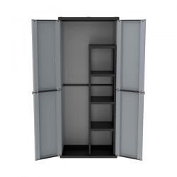 Armadio da Esterno in Resina Terry CWood 2 Ante 68x39x170h P/S 3680