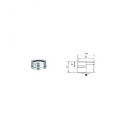 Raccordo a T PP Inox 80/100