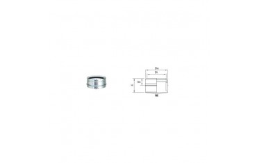 Raccordo a T PP Inox 80/100