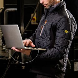 Giacca Giubbotto da lavoro Diadora Light Padded Jacket Tech Nero - 702.175987