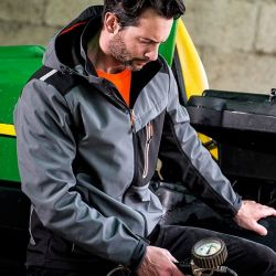 Giacca Giubbotto da lavoro Diadora Softshell Tech Carbon Verde Edera - 702.175946