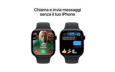 Watch Serie 10 Gps 46mm Alluminio Jet Black - Cinturino Sport Nero M/l - Apple - APP.MWWQ3QL/A