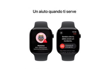 Watch Serie 10 Gps 46mm Alluminio Jet Black - Cinturino Sport Nero M/l - Apple - APP.MWWQ3QL/A