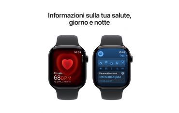 Watch Serie 10 Gps 46mm Alluminio Jet Black - Cinturino Sport Nero M/l - Apple - APP.MWWQ3QL/A