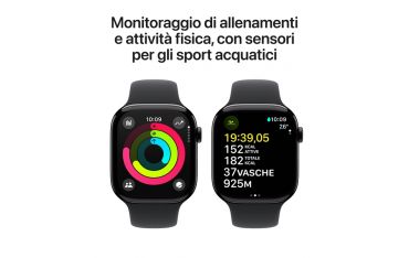 Watch Serie 10 Gps 46mm Alluminio Jet Black - Cinturino Sport Nero M/l - Apple - APP.MWWQ3QL/A