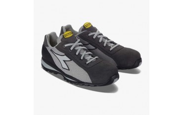 Scarpe Antinfortunistiche Diadora Glove II Text Low S1P HRO SRA Grigio Ombra-Grigio Alluminio - 701.170236