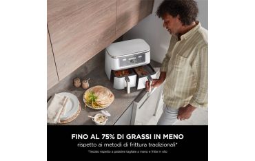 Friggitrice Ad Aria Ninja Dual Zone Max Da 9,5 L - Bianco - Ninja - NNJ.AF400EUWH