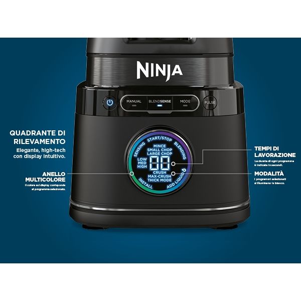 Frullatore Ad Alta Potenza Ninja Detect Con 2 Bicchieri Per Smoothie - Ninja - NNJ.TB301EU