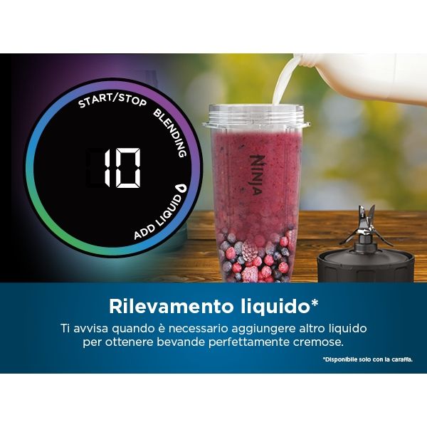 Frullatore Ad Alta Potenza Ninja Detect Con 2 Bicchieri Per Smoothie - Ninja - NNJ.TB301EU