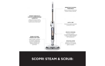 Scopa A Vapore Lavapavimenti Shark Steam Mop Con Steam Blaster - Shark - SHR.S8201EU